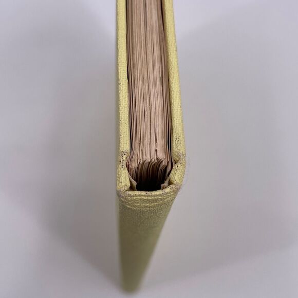 Vintage 1955 Baby Book Babys First Seven Years Record Blank Retro Yellow Cover - Picture 12 of 12